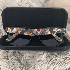 Alexander McQueen Black Sunglasses